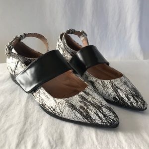 Jeffrey Campbell ankle buckle flats sz 9.5 women